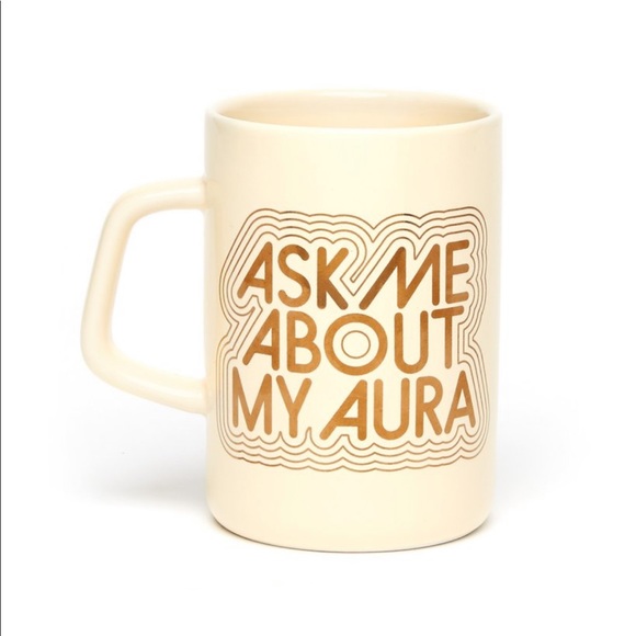 Ban.do Ask Me About My Aura Ceramic Mug | 13 oz - Picture 2 of 4